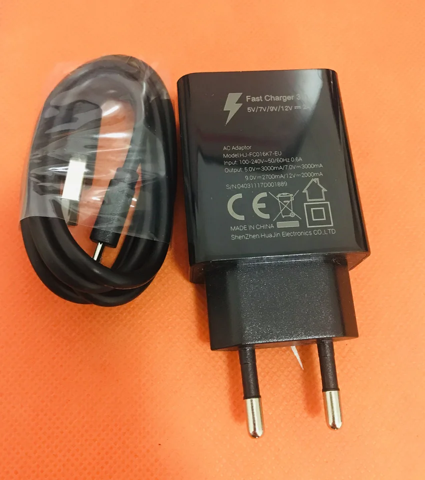 Оригинальный USB зарядное устройство + кабель для DOOGEE BL7000 MTK6750T Восьмиядерный 5
