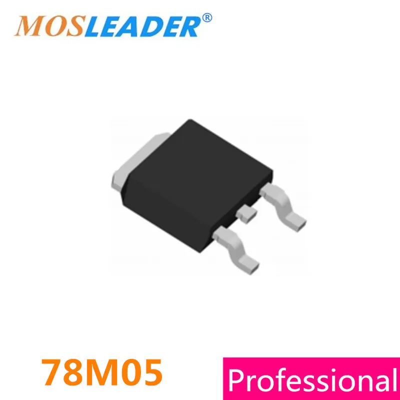 

Mosleader 78M05 TO252 DPAK 2500PCS 500mA 1.2A Made in China High quality