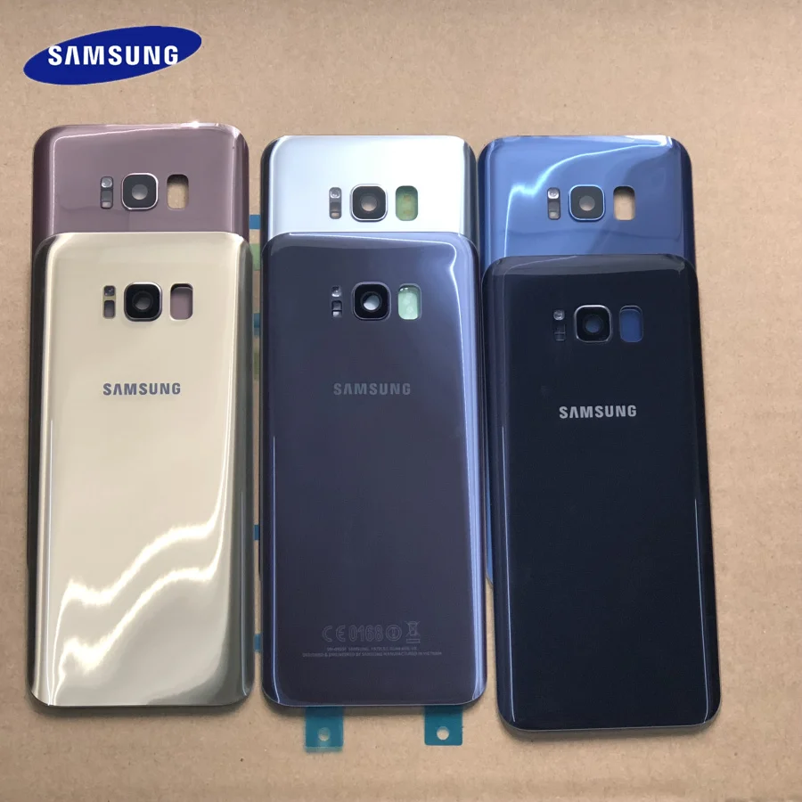Задняя стеклянная крышка батарейного отсека для SAMSUNG Galaxy S8 G950F Plus G955F задняя