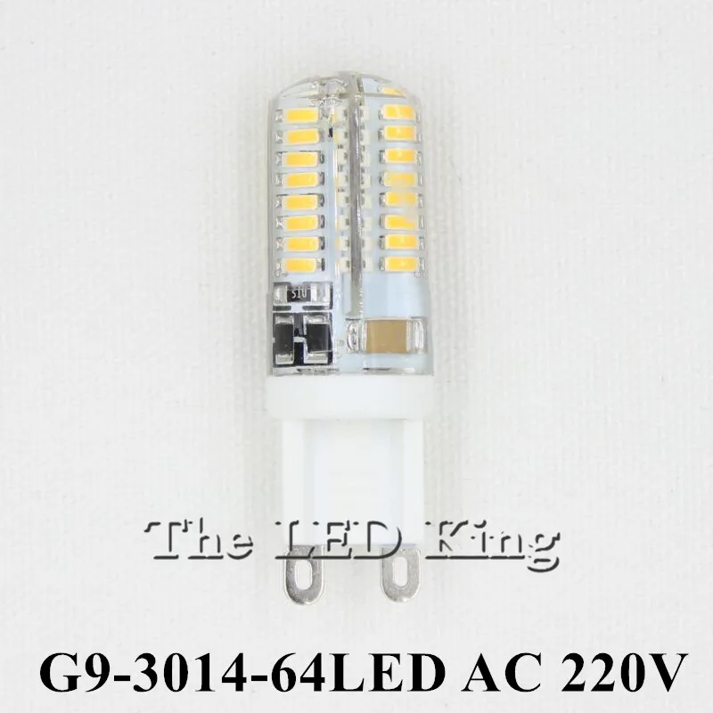 G9 светодиодный светильник для кукурузы AC220V 3014 7 Вт 9 10 12 2835 Кристалл силиконовая