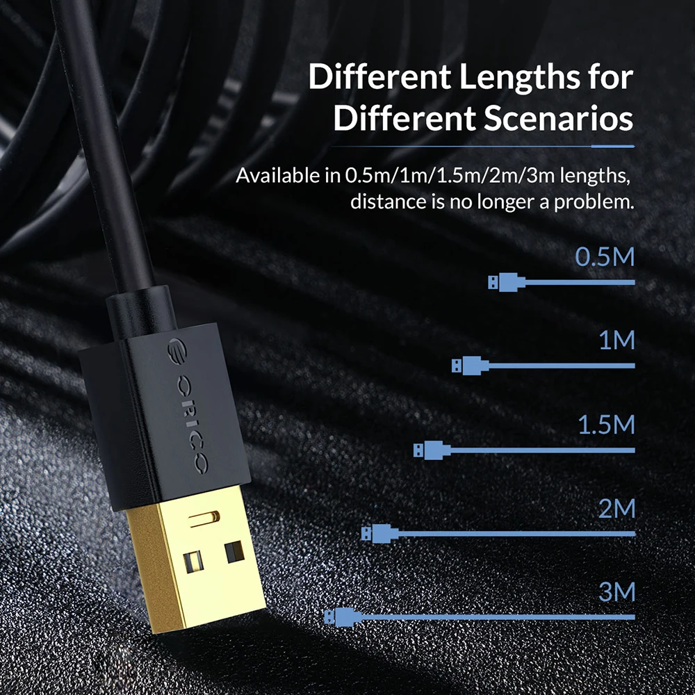 ORICO тип A (F) для типа (M) Удлинитель USB 2 0/USB 3 0 высокоскоростной кабель передачи
