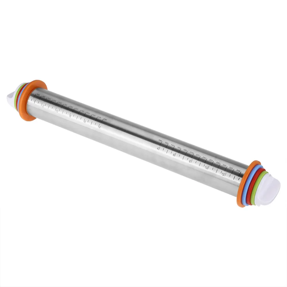 Скалка из нержавеющей стали для ресторана домашнее хлебное печенье скалка теста