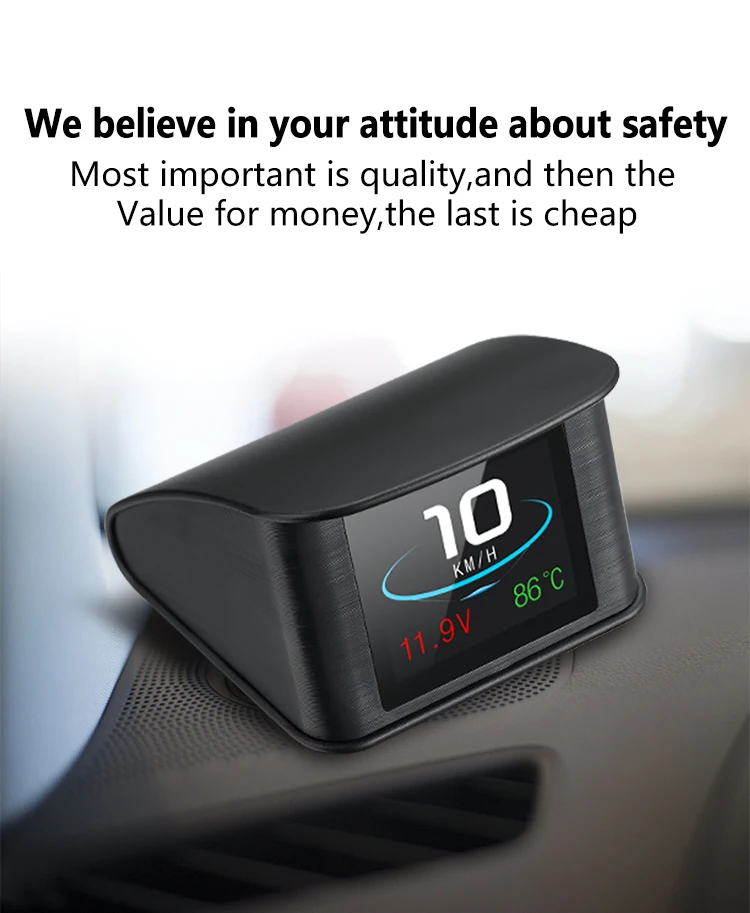 OBD GPS автомобильный HUD Дисплей цифровой измеритель скорости компьютер скорость
