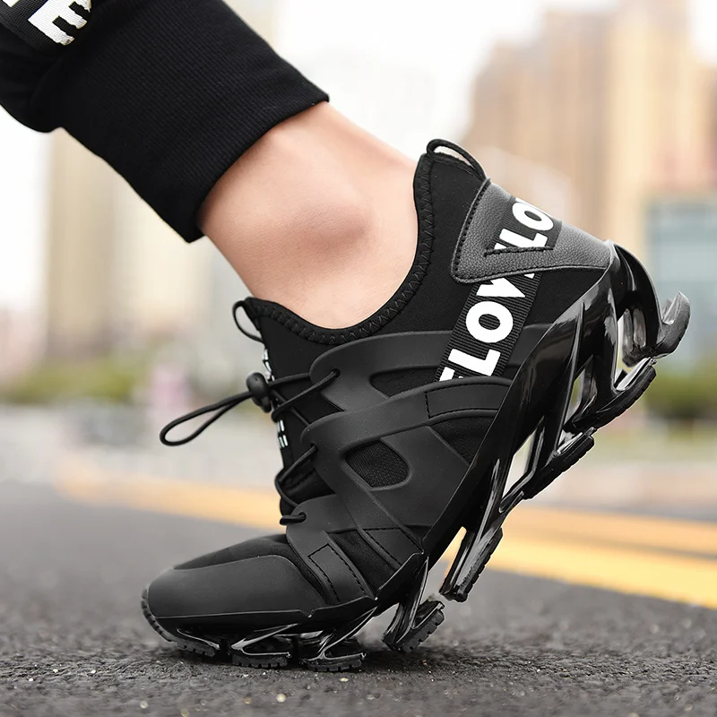 Мужские дышащие кроссовки из ПУ и ткани на весну/лето|brand running shoes|running brand shoesrunning
