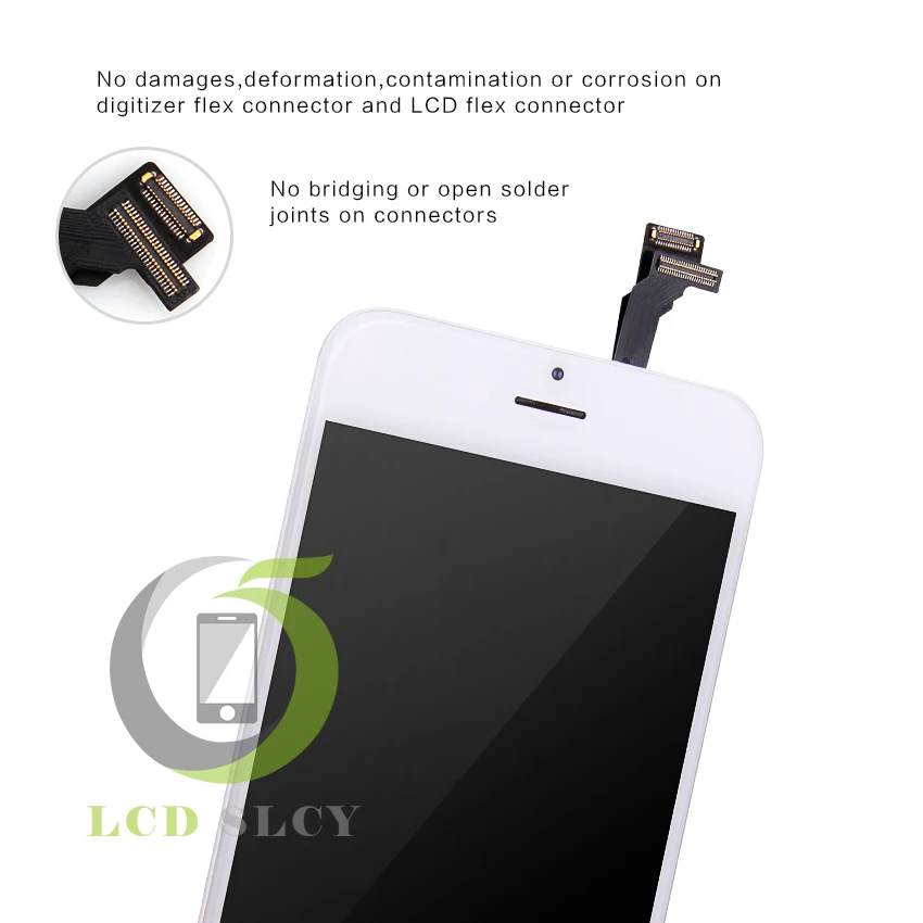 10 шт./лот AAA ++ качественный экран 100% без битых пикселей для iPhone 6 ЖК дисплей