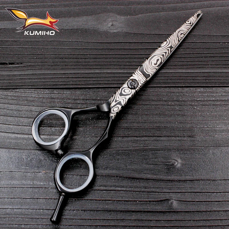 

KUMIHO 2017 New Style Hair scissors Kit Barber Scissors Set 6 inch Japan 440C Stainless Steel hot sell hairdressing scissors