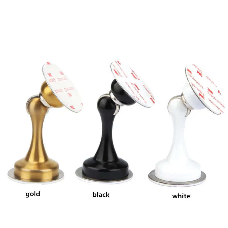 Магнитная дверная пробка из нержавеющей стали серебристого цвета для ванной