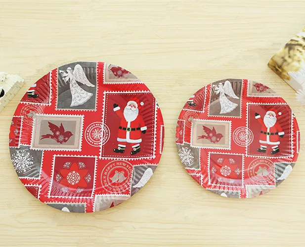 Бесплатная доставка 100 шт. маленькие бумажные тарелки 7 дюймов (18 см) для печенья в