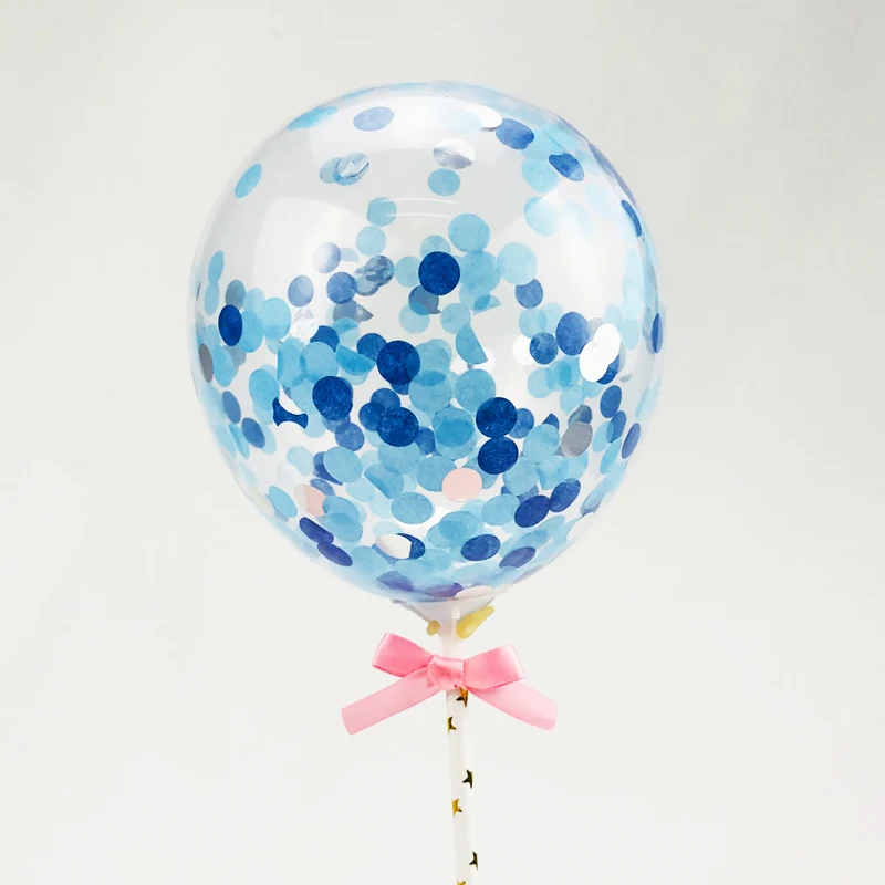 Прозрачные воздушные шары Золотая Звезда конфетти из фольги прозрачные с днем