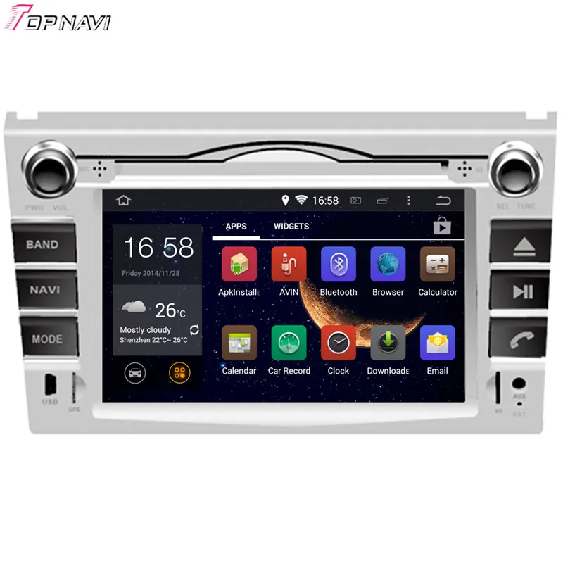 Автомобильный радиоприемник TOPNAVI 6 2 ''Octa Core Гб RAM Android 0 Стерео GPS для OPEL