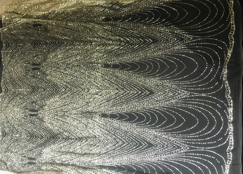 Блестящая сетчатая ткань цвета шампанского для платьев русалок ширина 1 метр 130