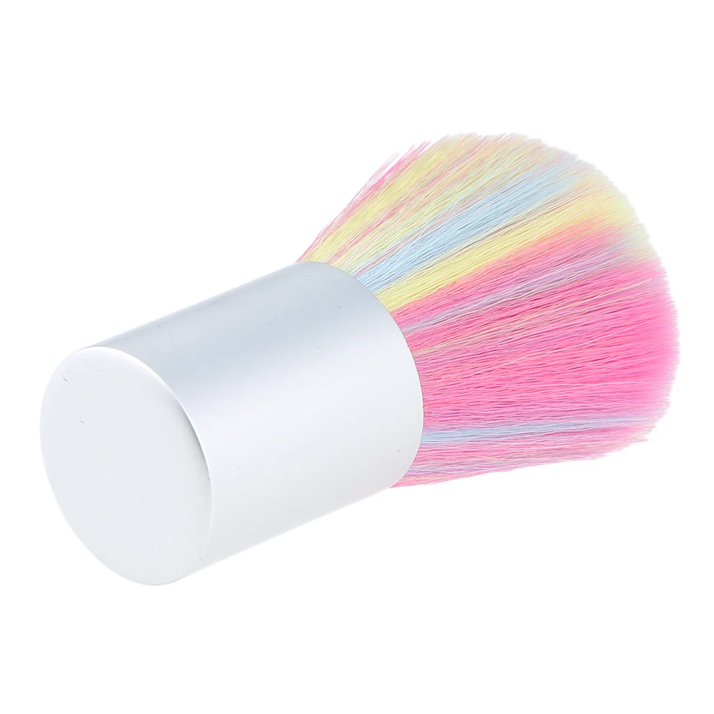 Мягкие Кисти для ногтей очистки от пыли макияж пудра румяна кисти волос щетка шеи