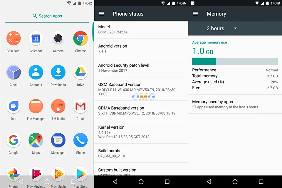 Смартфон GOME U7, 4G, LTE, NFC, 4 Гб ОЗУ, 64 Гб ПЗУ, 13,0 МП, 5,99 дюймов, FHD 18:9, 3050 мАч, сканер отпечатков пальцев, Восьмиядерный, две sim-карты, NFC, мобильный телефон