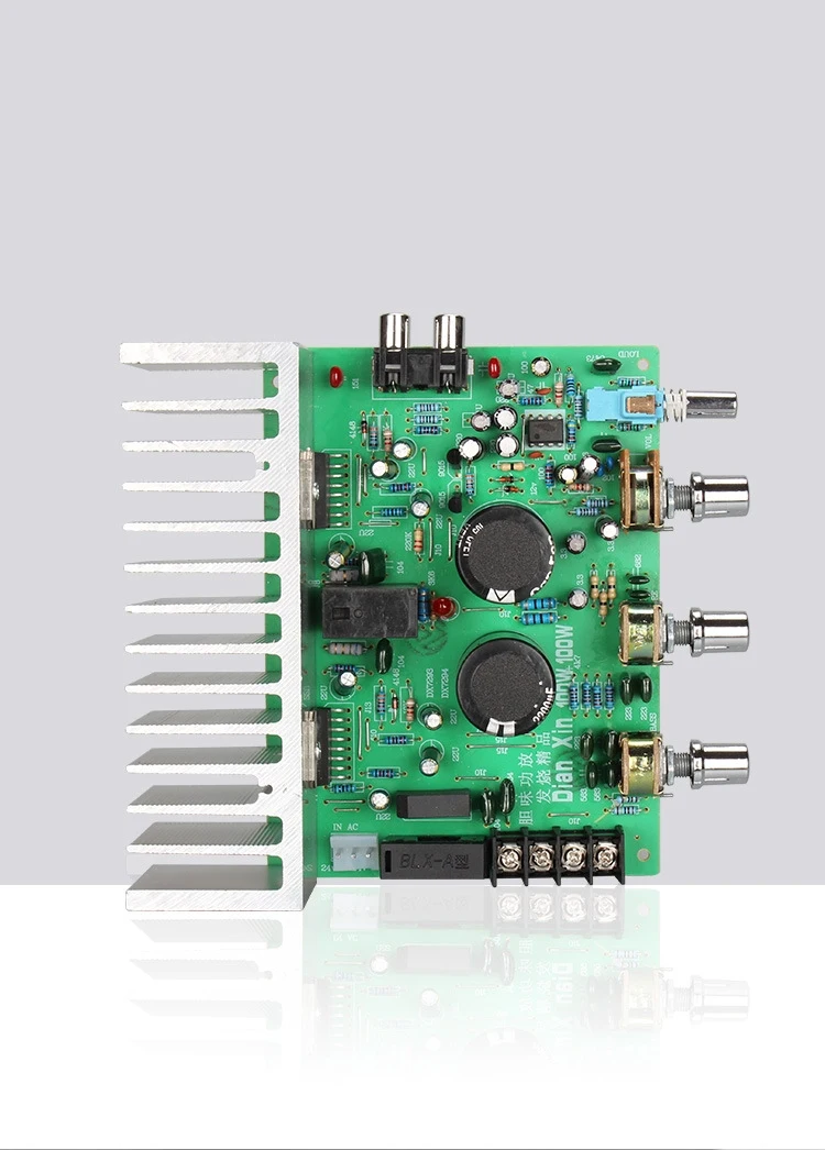 Двойной TDA7294 HIFI 2,0 стерео 100 Вт+ 100 Вт аудио усилитель мощности плата RCA тональная плата