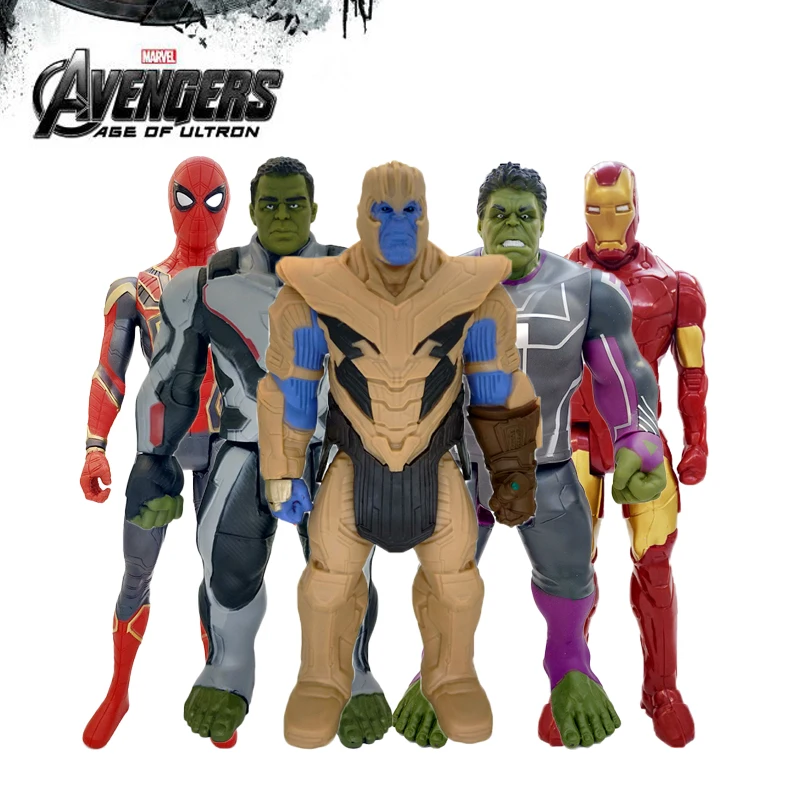 Фигурки героев Marvel мстители финал 30 см супергерой Тор капитан танос Человек паук