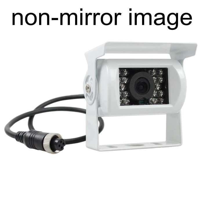 

Камера заднего вида SMALUCK CVBS HD CCD с ИК-подсветкой для ночного видения, для грузовиков, фургонов, автобусов, белая