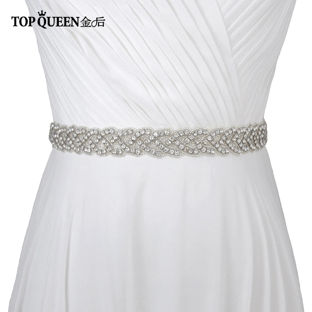 TOPQUEEN S216 Стразы вечернее платье платья аксессуары свадебный пояс пояса, пояс невесты свадебные ленты Пояски