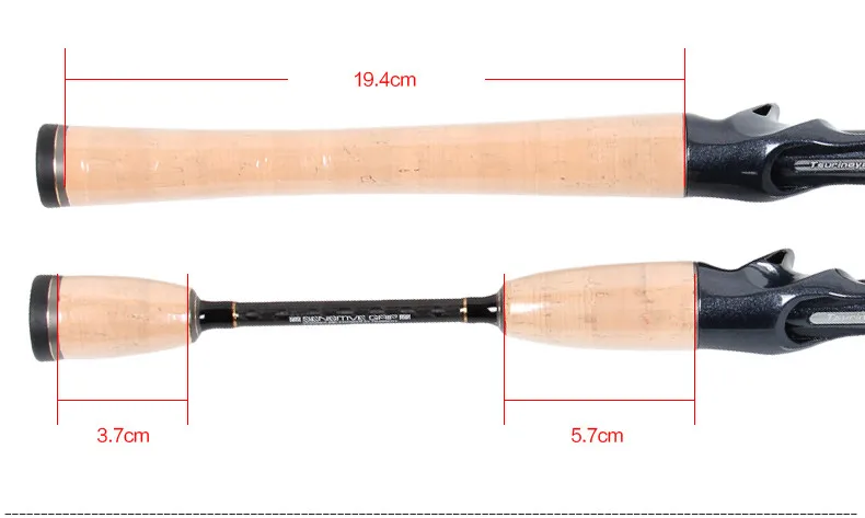 TSURINOYA удочки для рыбалки 1,89 м UL вес приманки 2-8 г 2 секции Varas De Pesca Canne a Peche Baitcsting Rod FUJI направляющее кольцо
