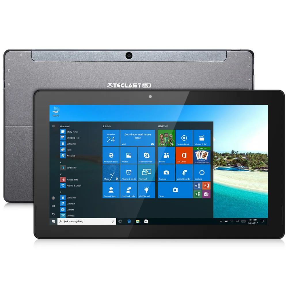 Teclast X3 плюс 2 в 1 Tablet 11 6 дюймов Windows 10 Intel Celeron N3450 4 ядра 16 ГБ 64 eMMC 5MP + 2MP Bluetooth WiF