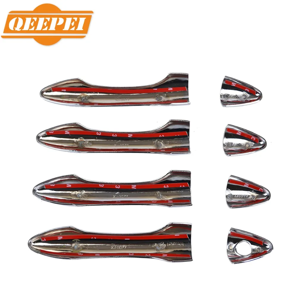 QEEPEI 8PCS New Car Door Handle Cover Outsides For Hyundai IX35 Tucson 2009-2014 High Quantity Auto Accessories QDC050 | Автомобили и