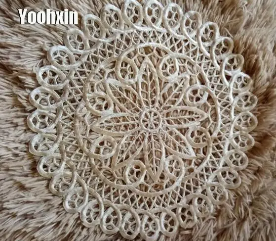 Роскошный кружевной атласный коврик для стола, коврик с вышивкой, стеклянный коврик, Свадебная подставка для напитков, чайная чашка, кружка, столовая, Рождественская Кухня