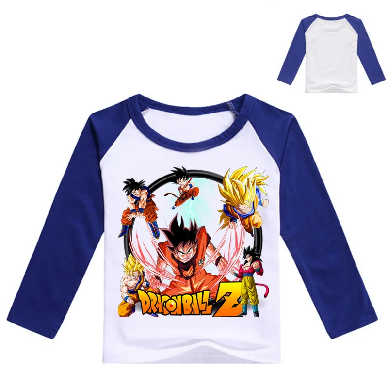 Толстовки для мальчиков с героями мультфильмов Dragon Ball Z Goku DBZ, толстовки для девочек, верхняя одежда, Весенняя детская одежда, детская одежда с длинным рукавом и капюшоном