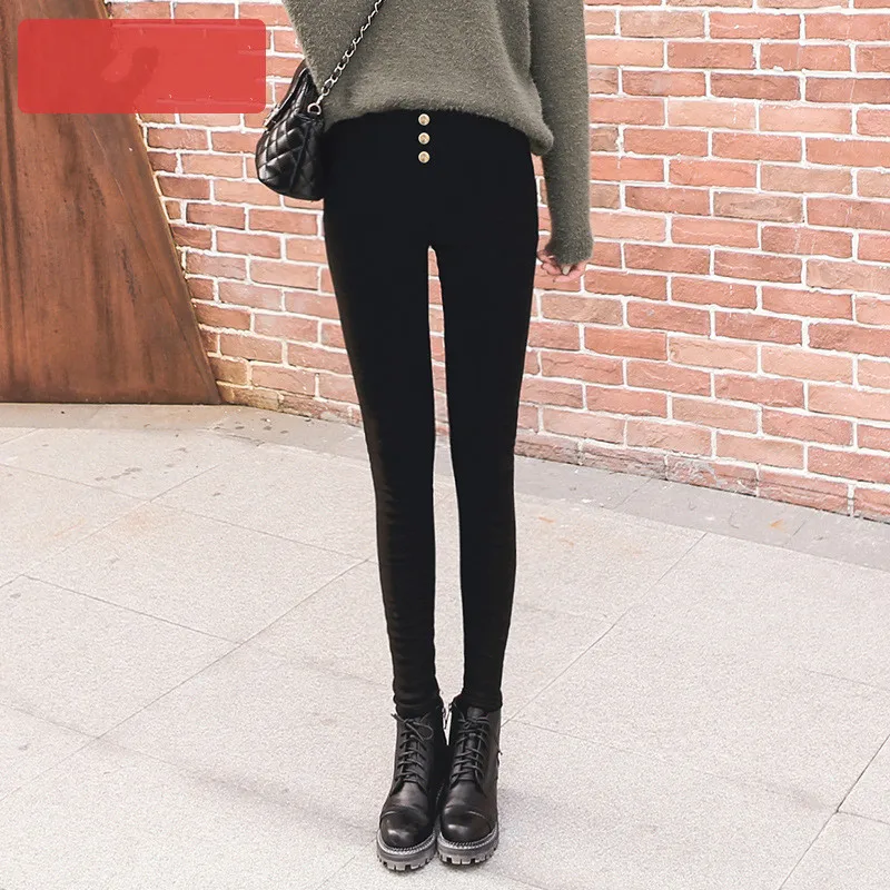 2019 г. Новые Модные осенние обтягивающие Высокая талия карандаш брюки Твердые