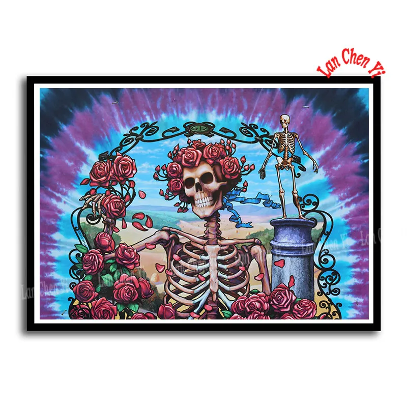 The Grateful Dead рок-музыка с покрытием бумажные плакаты настенные стикеры домашний Декор постер для бара/кафе 42*30 см