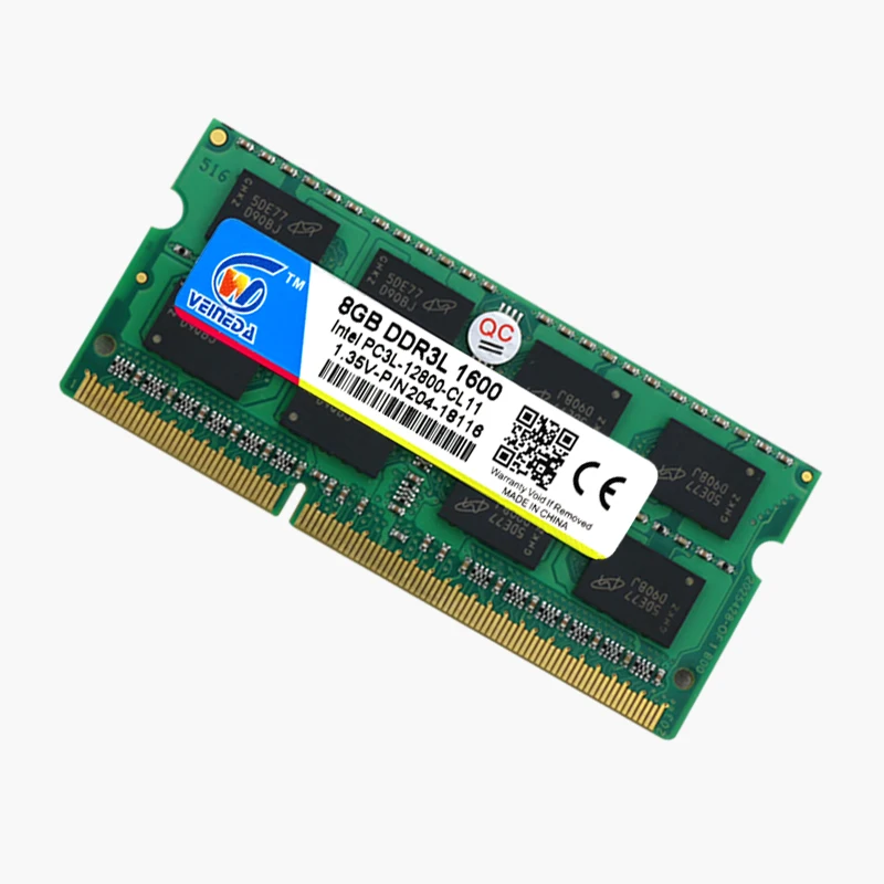 Ноутбук VEINEDA ddr3l 1333 дюйма 8 ГБ 4 Гб 1600 МГц | Компьютеры и офис