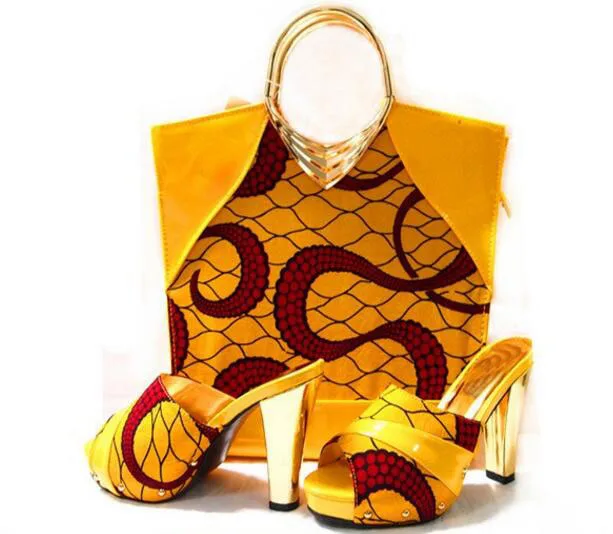 Нигерии От Партия Обуви И Сумки Африканских BigBag набор для партии Женщин