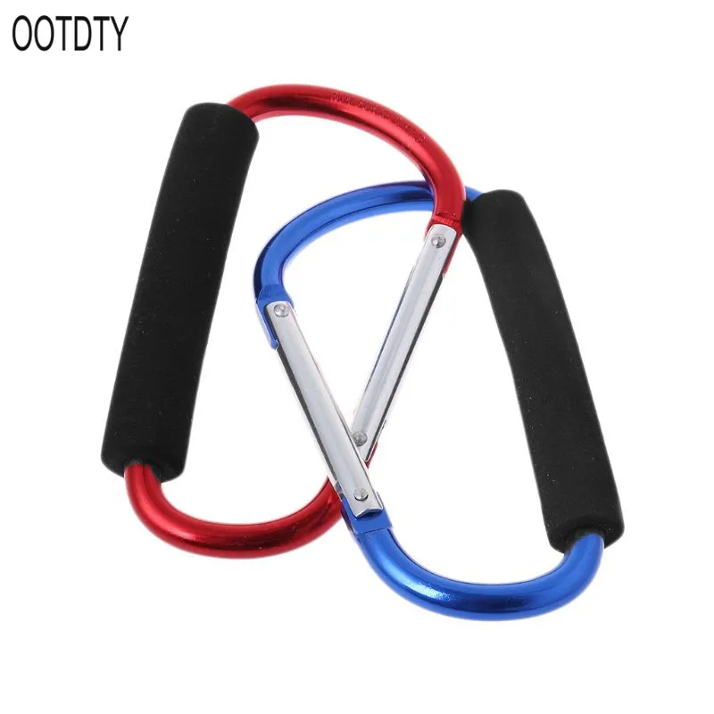 Новинка 1 шт. карабин из алюминиевого сплава губчатая ручка Пряжка для покупок