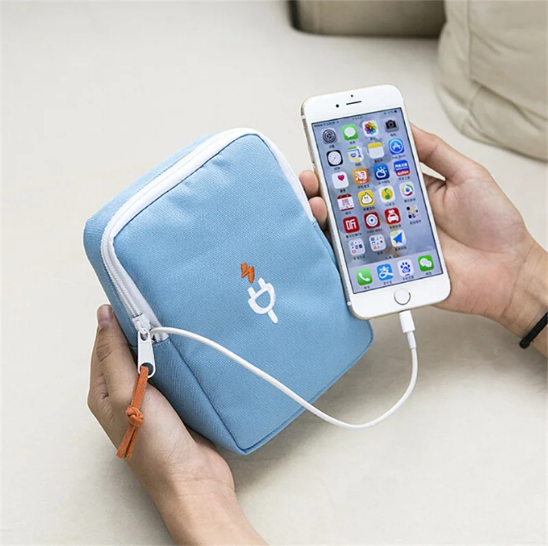 Милый цифровой органайзер дорожная сумка для хранения жесткого диска наушников