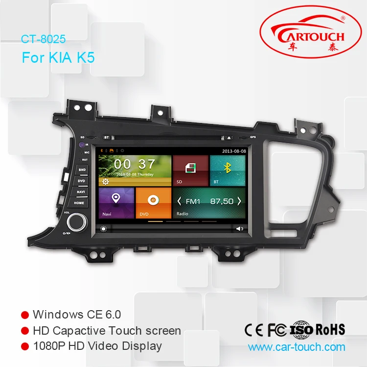 2 din 8 дюймов Автомобильный dvd-плеер Радио Стерео GPS навигация для Kia K5 стерео
