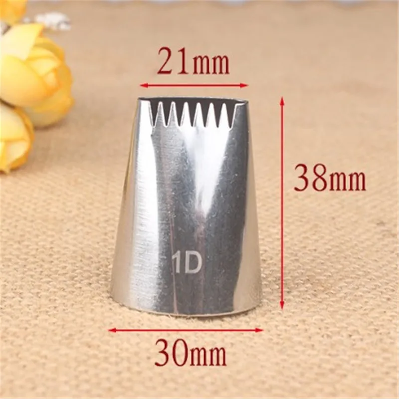 #1D Stainless Steel Piping Icing Nozzle for Cream Metal Accessories Pastry Tools Weave Cake Decoration Tips | Дом и сад