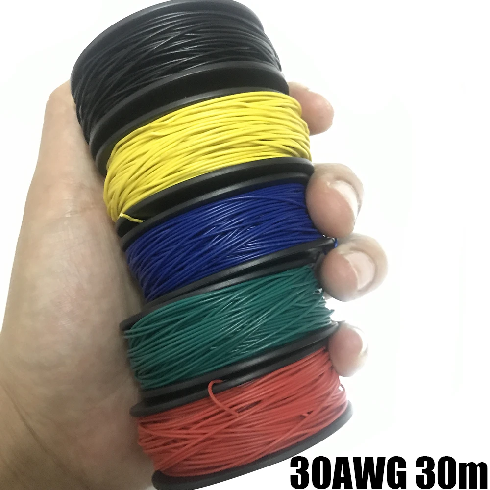 UL1571 32AWG 10 м 30 м/лот супер гибкий 7/0. 12TS 32AWG ПВХ изолированный провод электрический кабель светодиодный Сверхтонкий провод безопасности линии