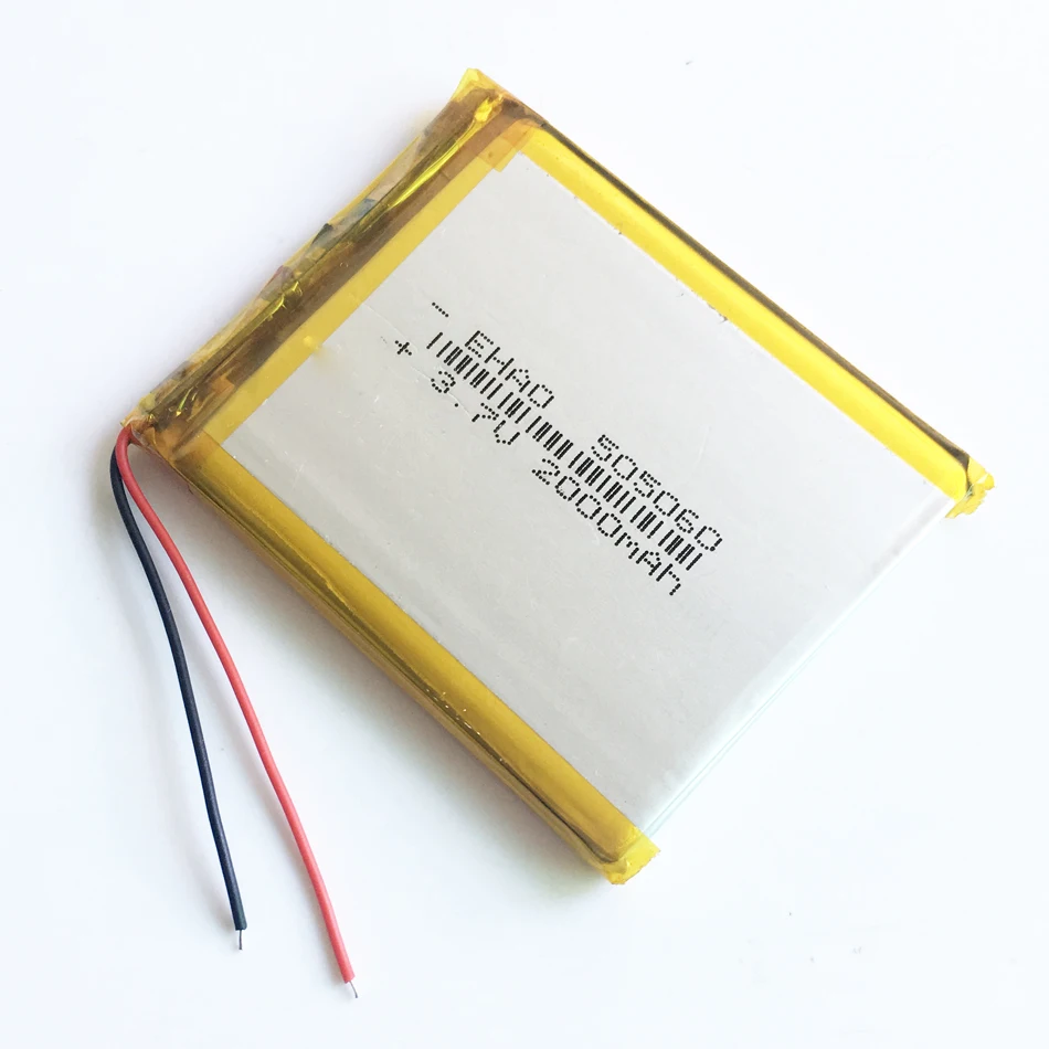 10 шт. 3 7 в 2000 мАч LiPo литиевая полимерная аккумуляторная батарея для onda PAD GPS Vedio