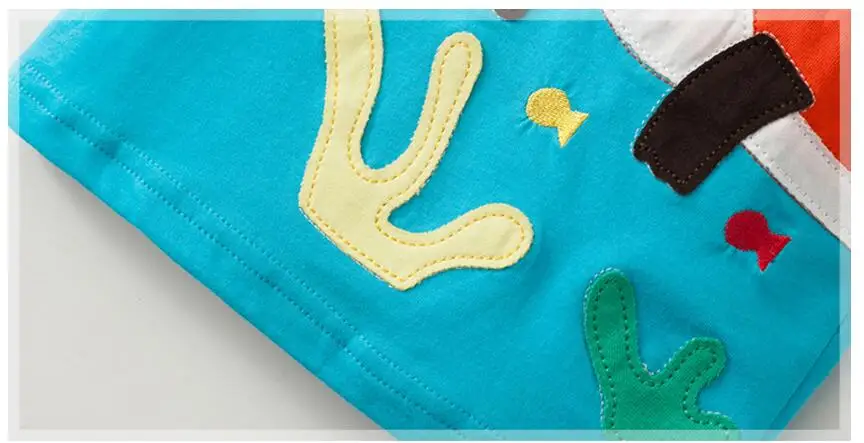 Детская одежда Little maven летняя хлопковая футболка с коротким рукавом и
