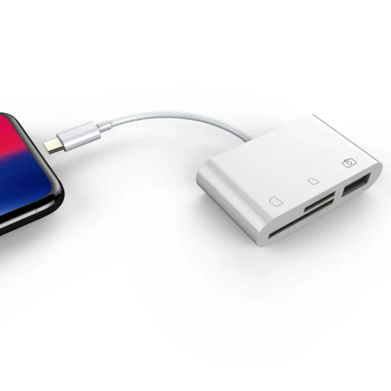Устройство для чтения карт памяти USB Type-C 3 в 1 | Мобильные телефоны и аксессуары