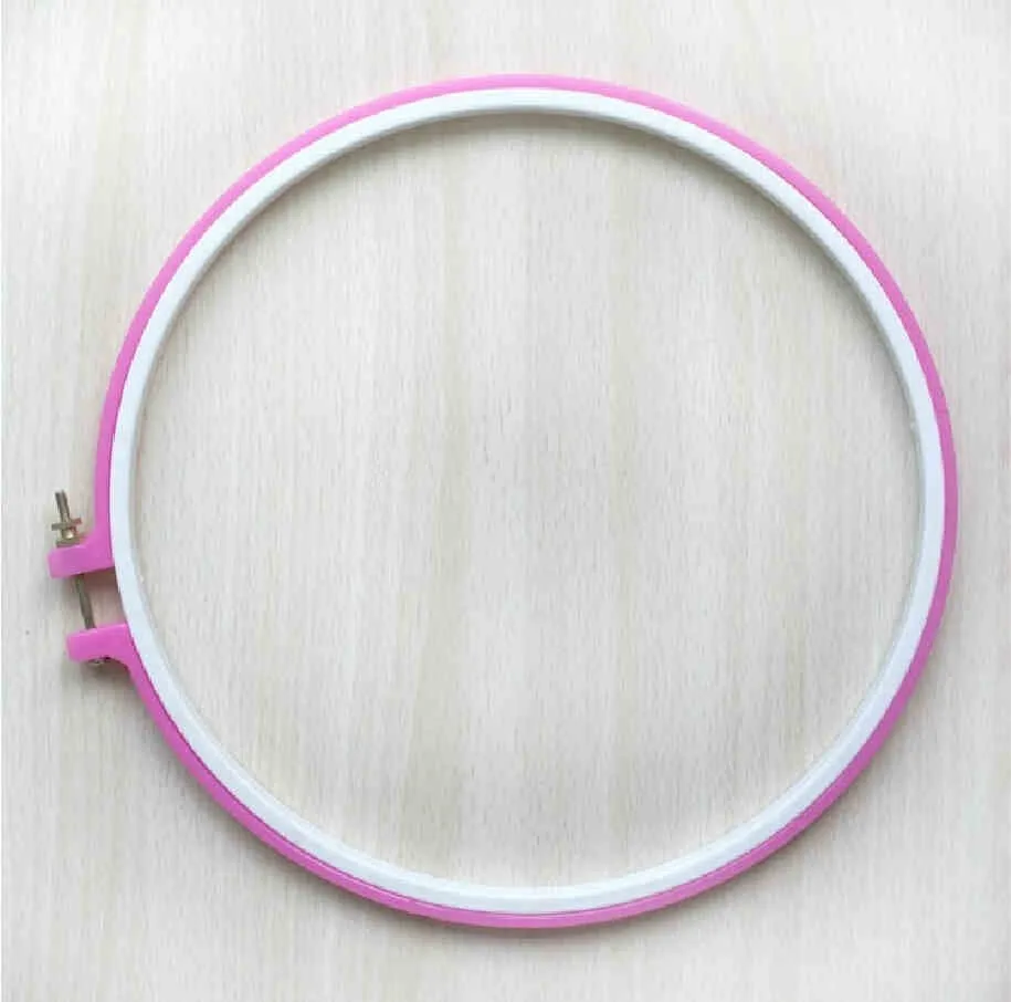 QIANZEHUI Needlework DIY Cross-stitch embroidered stretch embroidery frame Spiraea finishing tool Random send | Дом и сад
