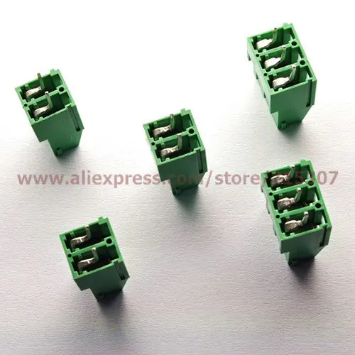 PHISCALE 20 шт PCB клеммные блоки 5 08 мм 2pin 300V 25A|terminal block|block blockblock terminal |