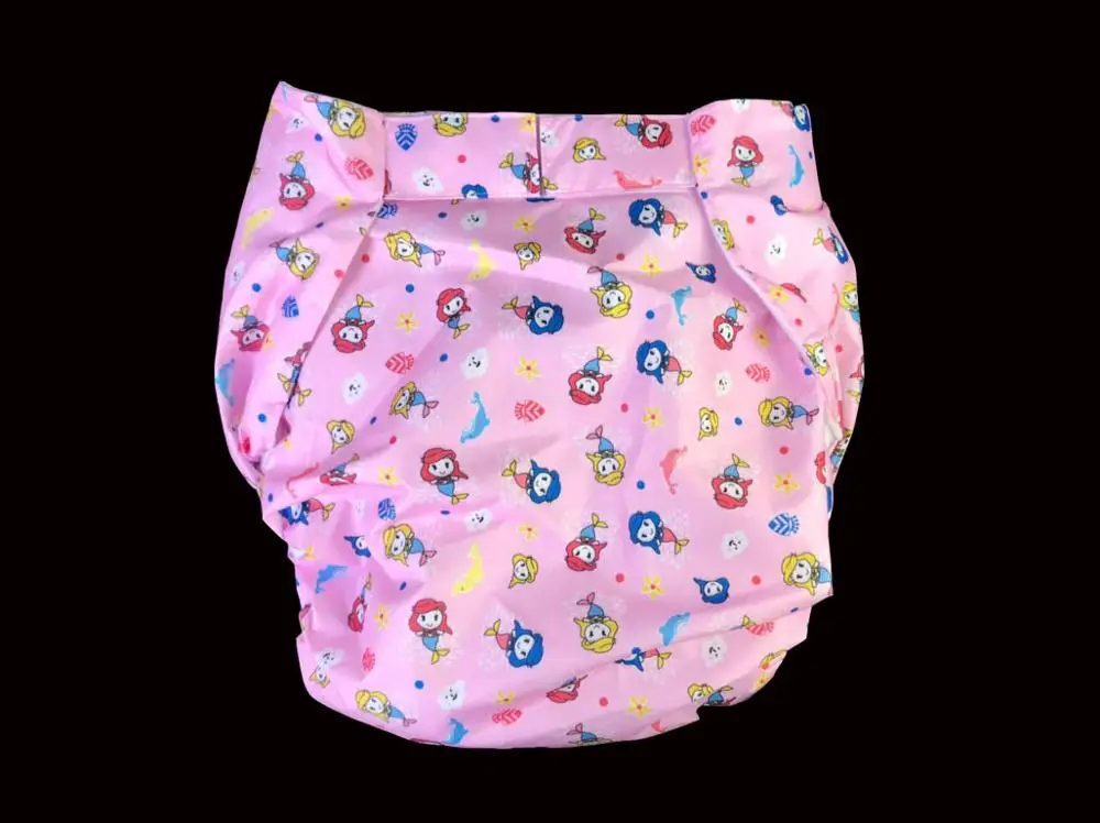 2 pcs*Hai'an reusable adult urinary incontinence diaper Pink#MPM01-10