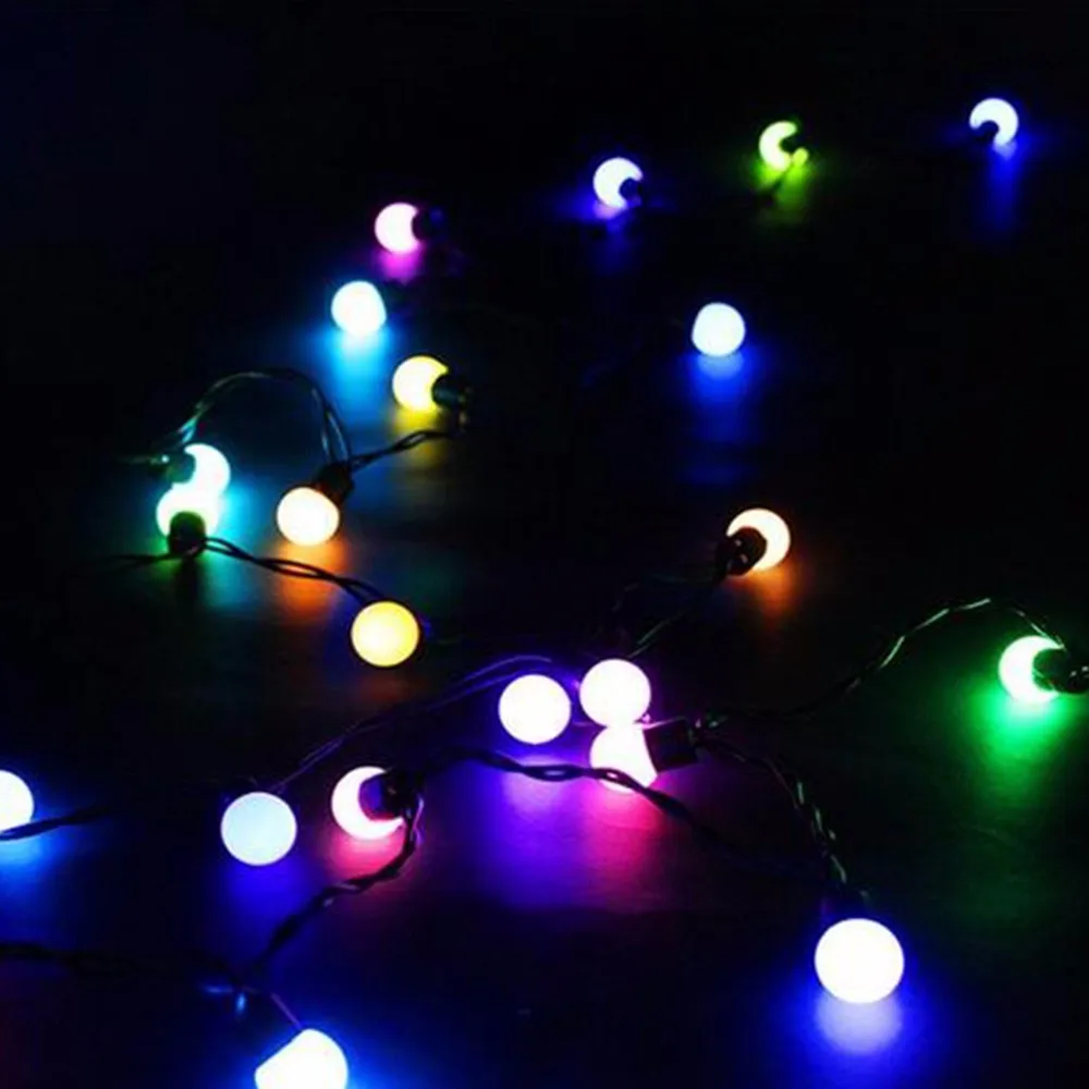 Гирсветильник с 40 светодиодами 6 м RGB на батарейках|Праздничное освещение| |