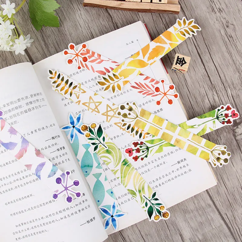 30 шт./кор. в китайском стиле Закладка ваза бабочка бумага Bookmarks lomo карты детские канцелярские школьные принадлежности papelaria подарок для детей
