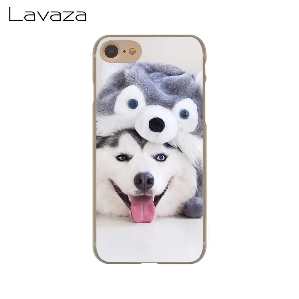 Lavaza Cute Husky Phone Case for Apple iPhone 4 4S 5C 5S SE 6 6S 7 8 Plus 10 X Xr Xs Max 6Plus 7Plus | Мобильные телефоны и