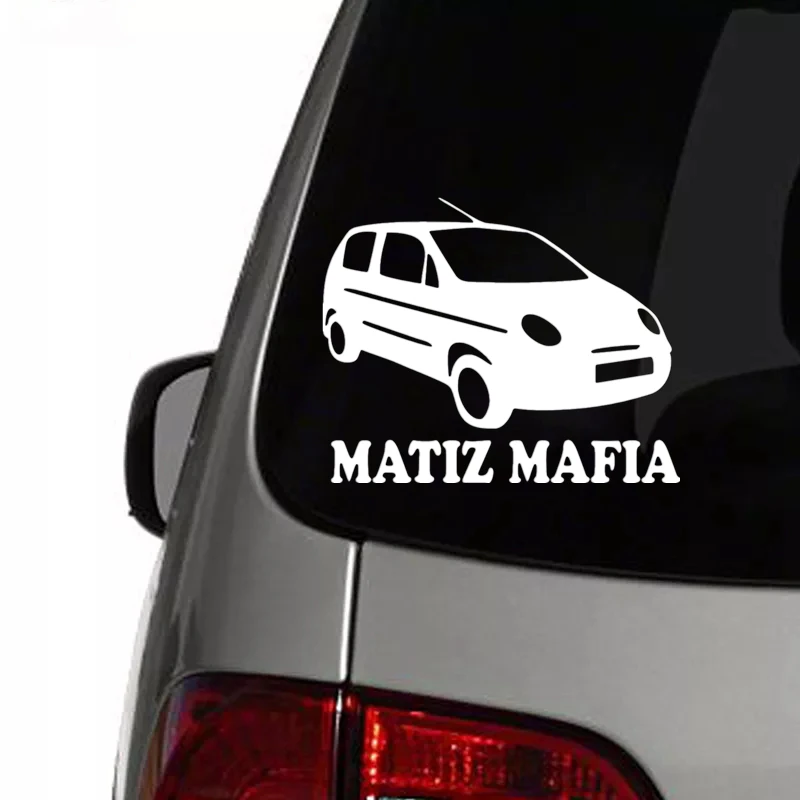 CK2720#17 5*14см наклейки на авто MATIZ MAFIA водонепроницаемые машину наклейка для