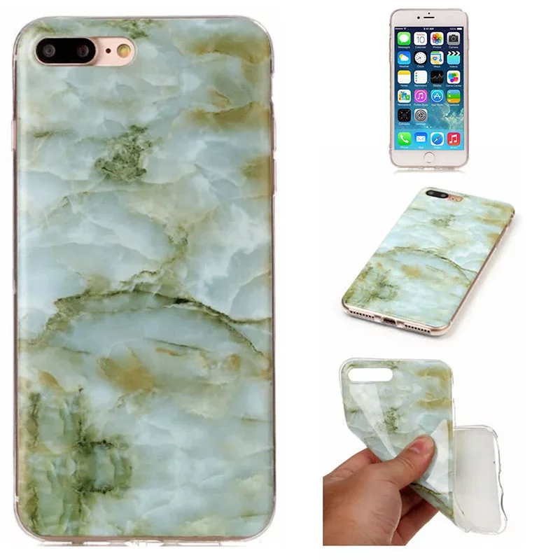 

Eagwell Marble Phone Case For iPhone 6 6s 7 Plus Soft TPU Stone Pattern Cover Shell For iPhone 6 7 Plus Back Cover Coque Funda