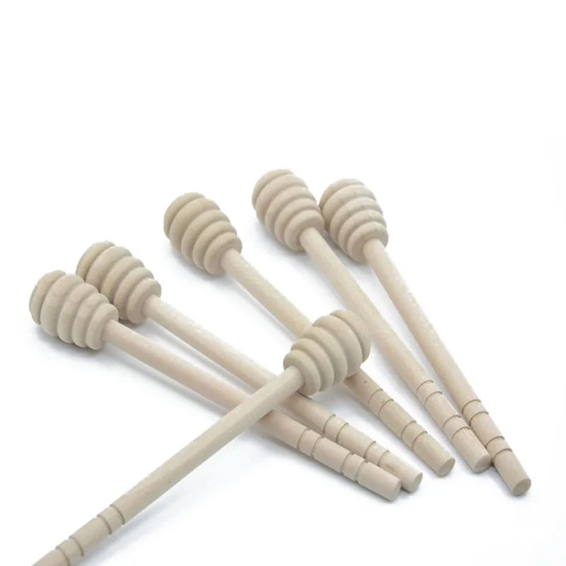 Новинка деревянная ложка 15 см для смешивания медового меда 500 шт. полезная