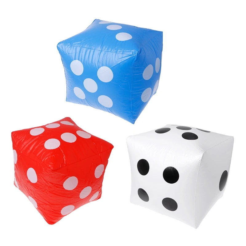 

Funny New Style 40cm Giant Inflatable Dice Beach Garden Party Game Outdoor Children Kid Toy Baby LikeRamadan Festival Gift