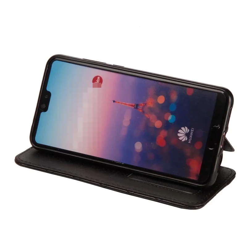 Чехол для Huawei P20/P20 Pro роскошный флип-чехол с подставкой и отделением карт TPU + PU
