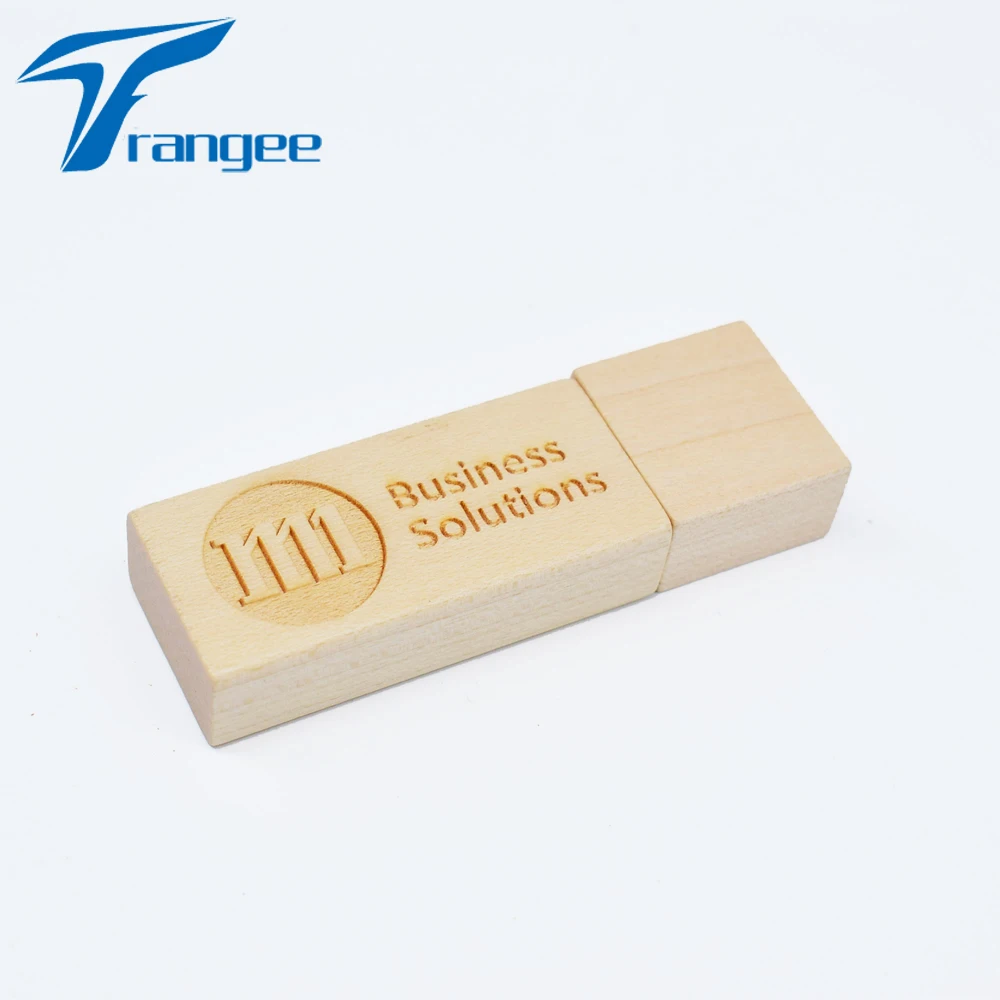 Деревянный usb + Подарочная коробка флэш-накопитель 4 ГБ 8 16 32 Кленовая Флэшка